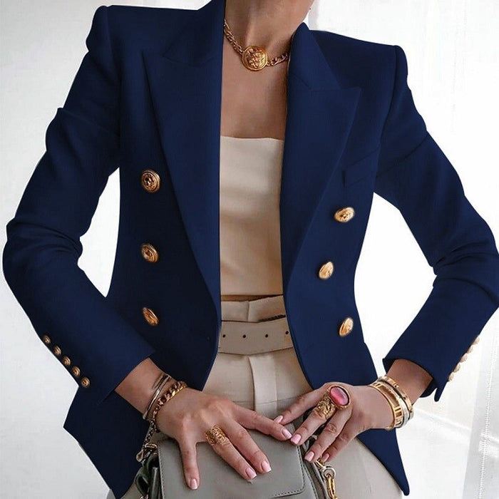 Blazer marineblauw vooraanzicht Bo