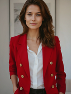 Blazer rood staand Bo