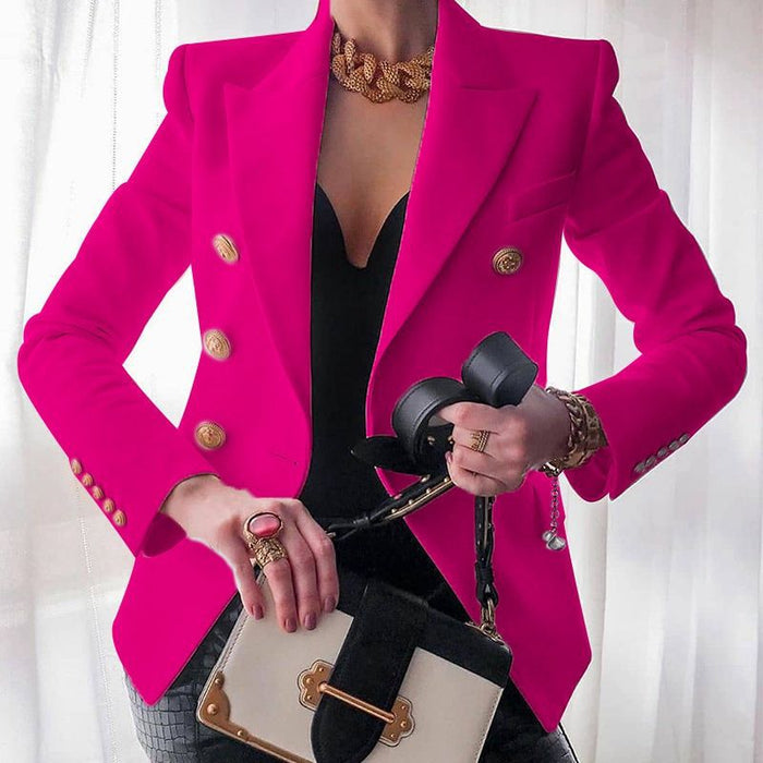 Blazer roze detail Bo