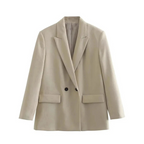 Blazer beige bovenaanzicht Lara