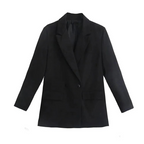 Blazer zwart bovenaanzicht Lara
