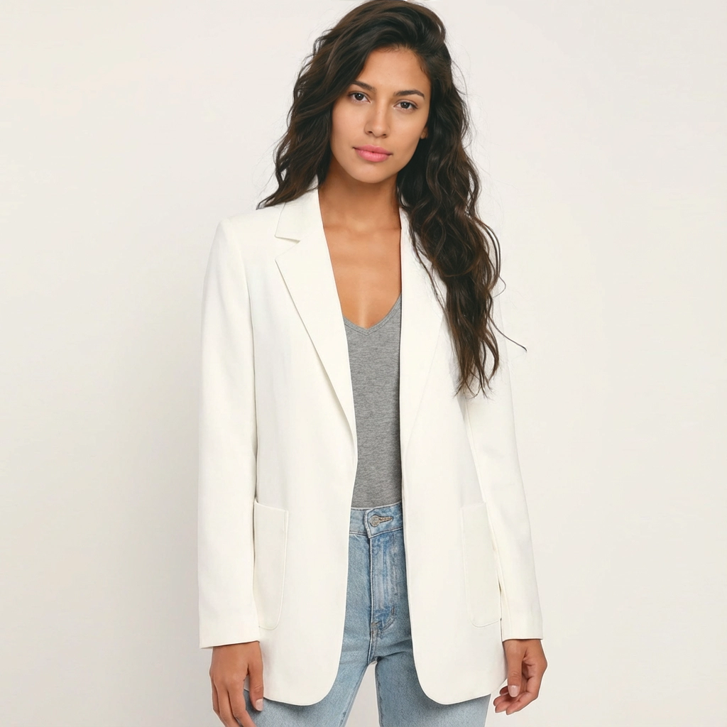 Blazer wit vooraanzicht Maya