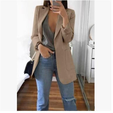Blazer khaki vooraanzicht Rosa