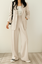 Blazer set wit detail Imre