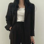 Blazer set zwart detail Imre