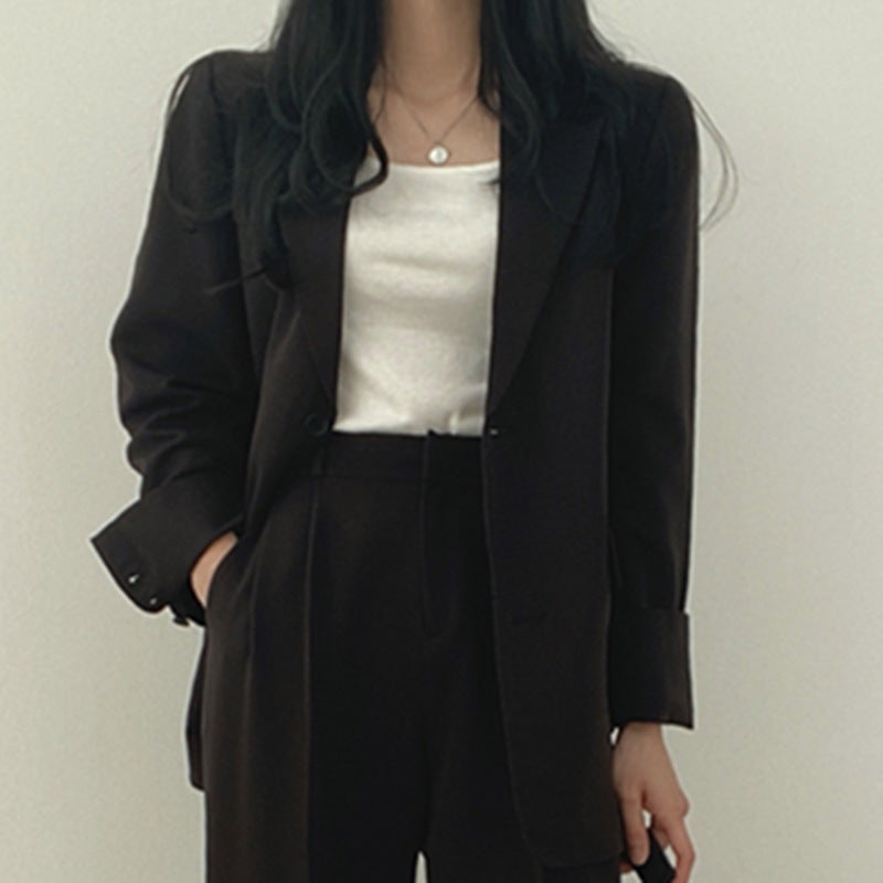 Blazer set zwart detail Imre