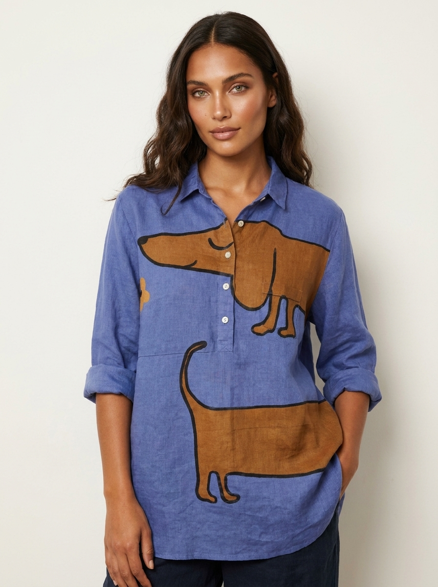 Blouse print 1 vooraanzicht Floor
