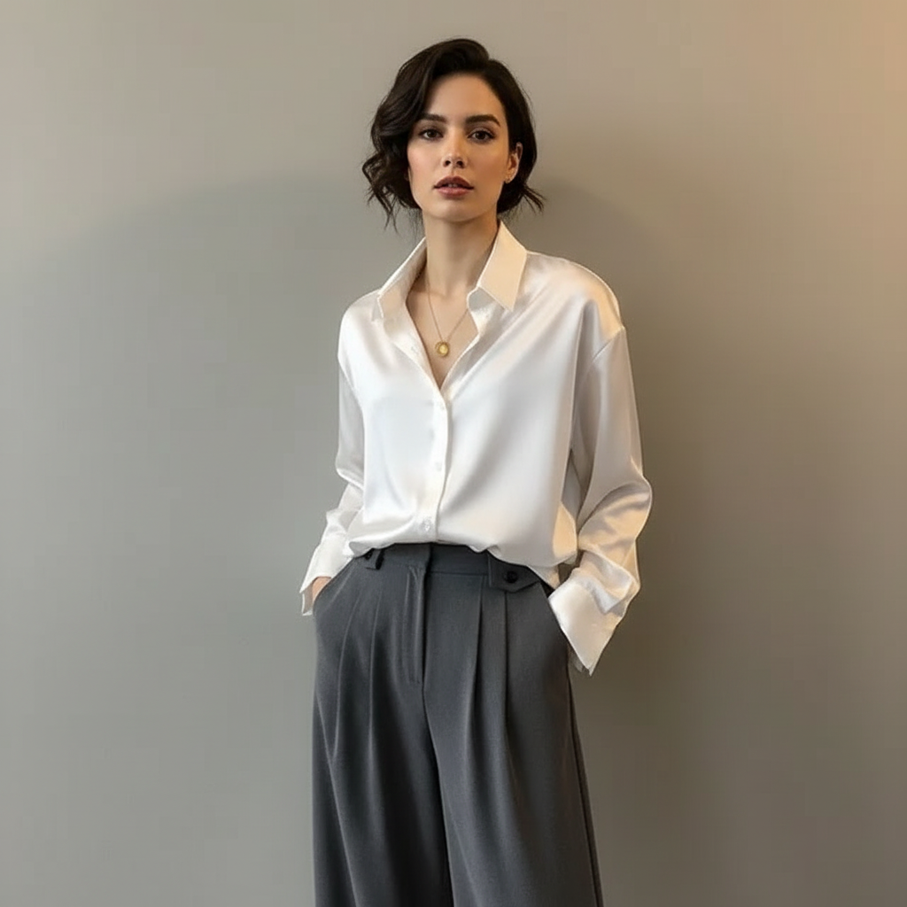 Blouse wit vooraanzicht Inaya