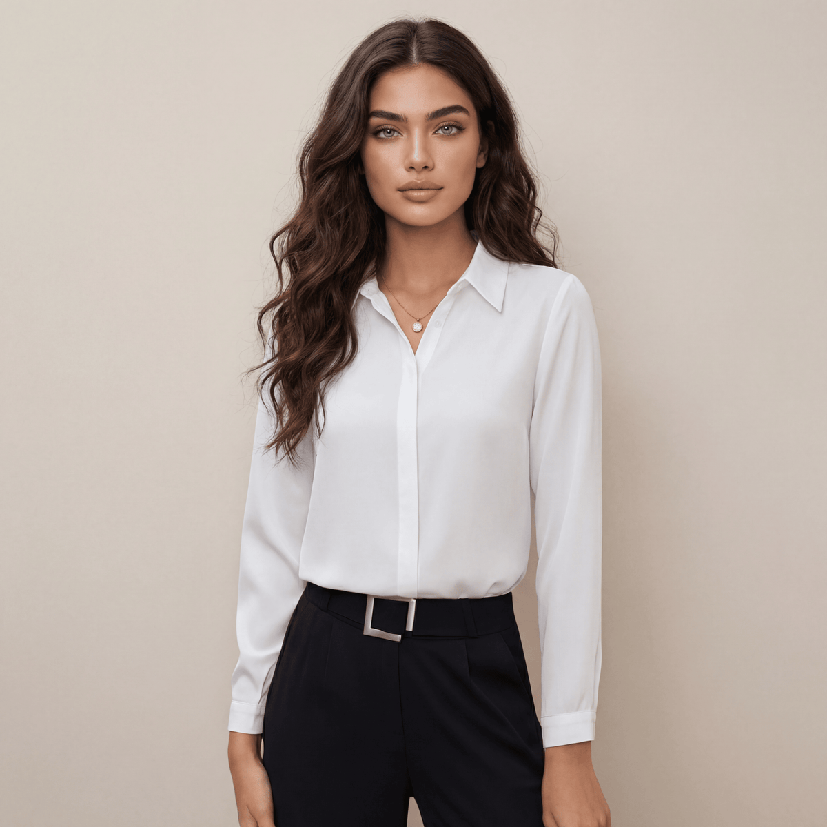 Blouse wit vooraanzicht Livia