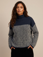 Coltrui marineblauw vooraanzicht Lizzy