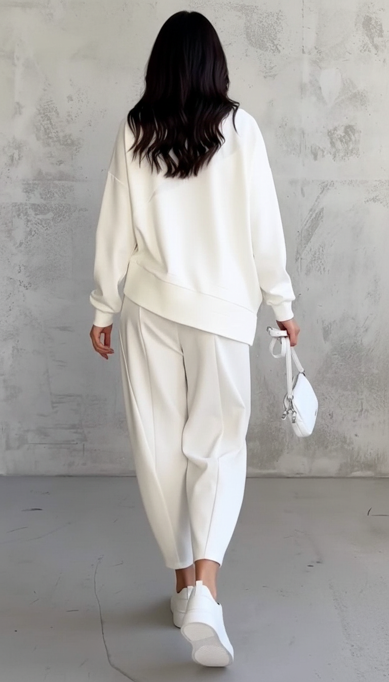 Comfort set off white achteraanzicht Caro