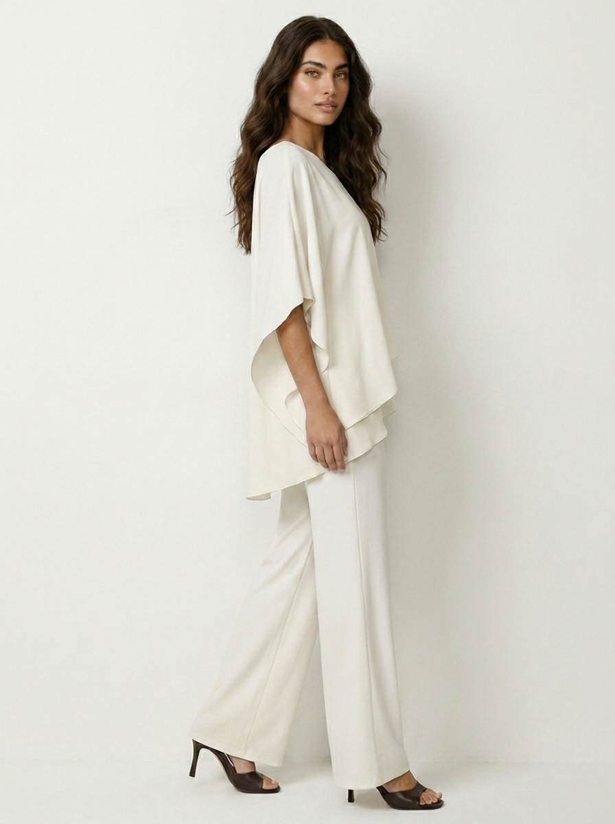 Elegante chiffon dames set - Luna