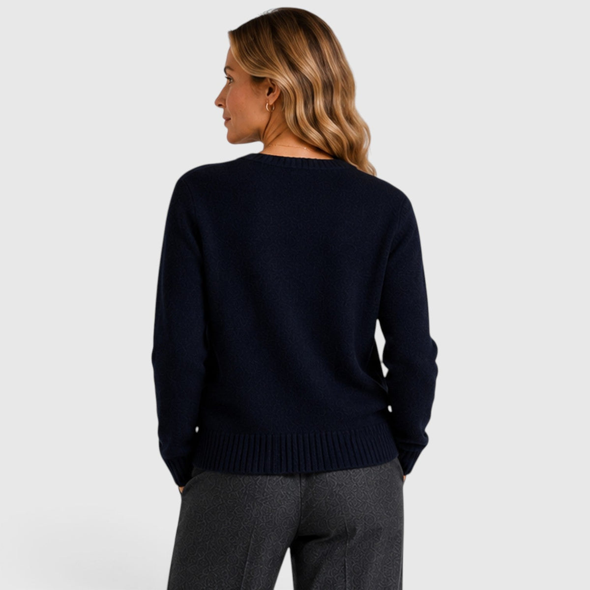 Gebreid vest detail 8 Anouk