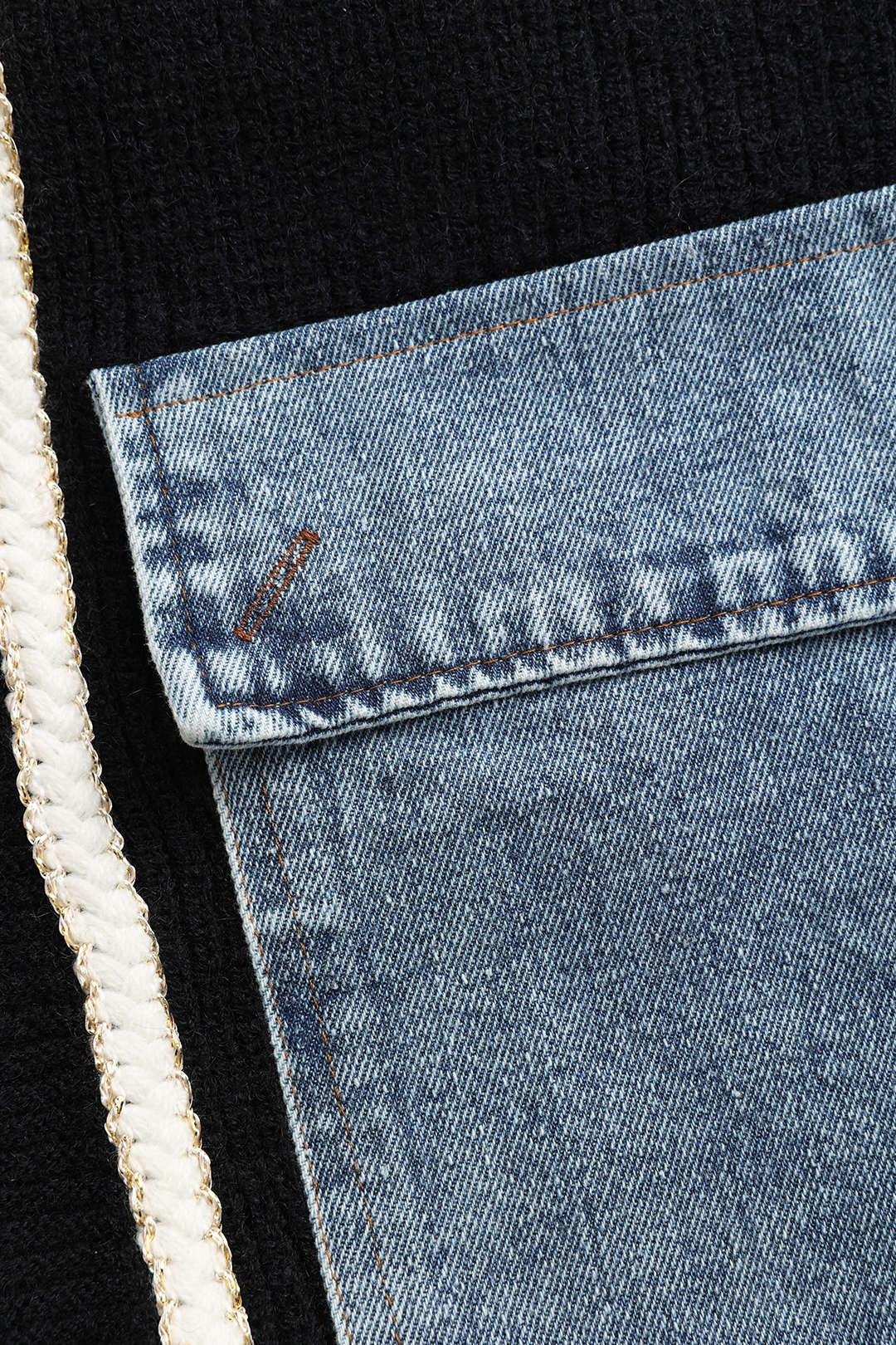 Gebreid vest detail 3 Odile