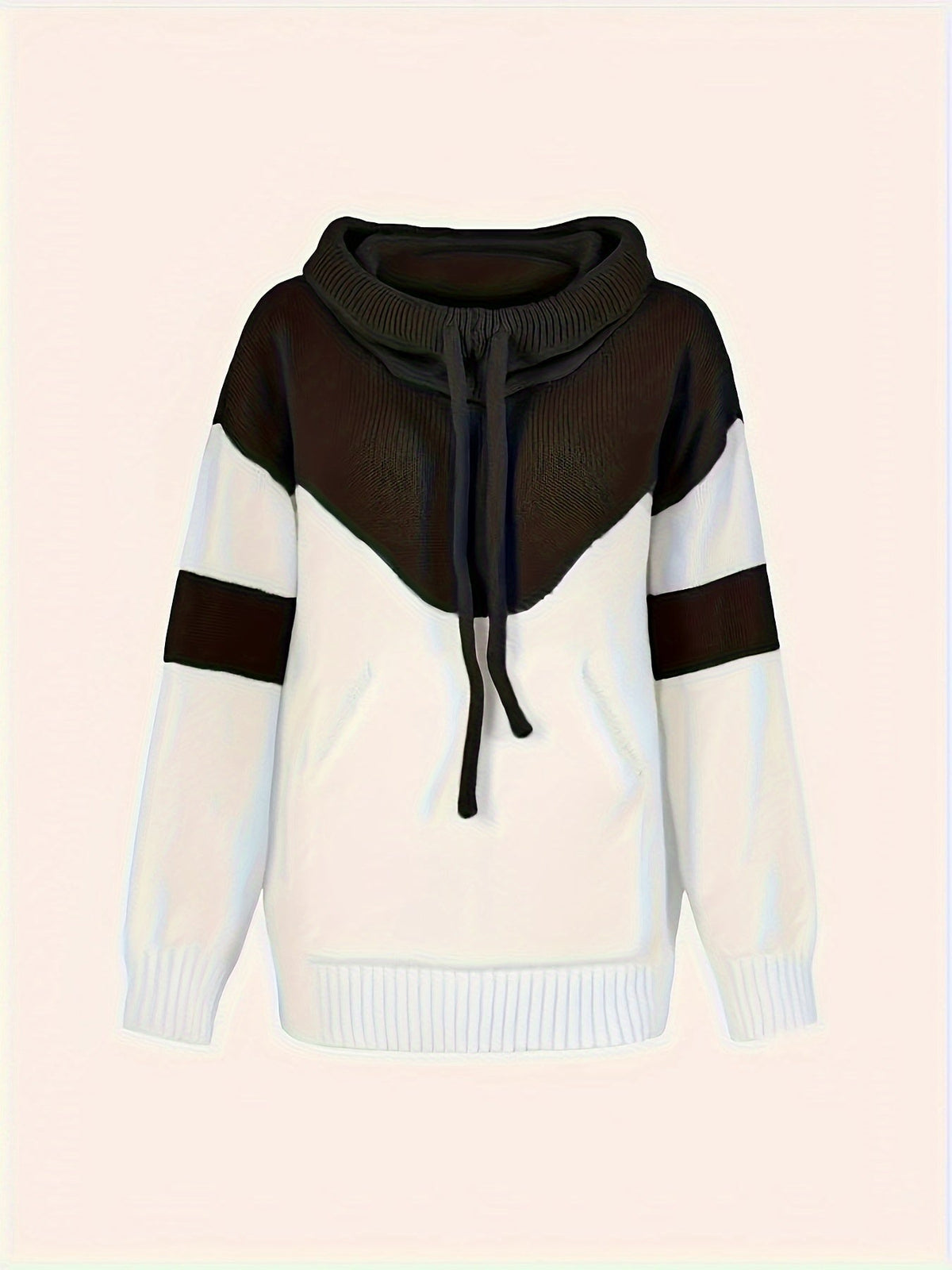 Gebreide hoodie detail 2 Kirsten