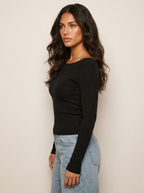 Gebreide top detail 1 Bianca