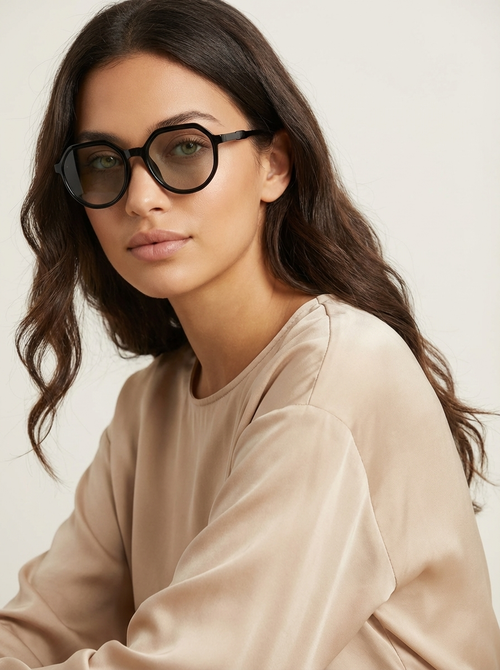 Geometrische oversized zonnebril dames – Eya