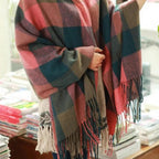 Geruite sjaal detail 5 Coleen