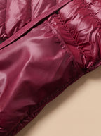 Gewatteerde winterjas detail 2 Senna
