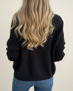 Half-zip trui detail 2 Valerie