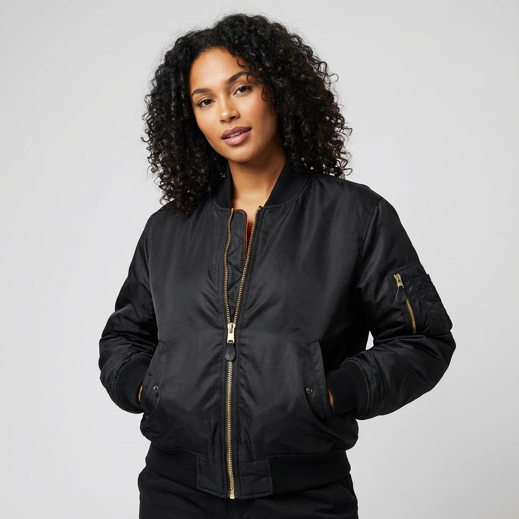 Klassiek bomberjack met utility details - Victoria