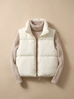 Korte bodywarmer detail 3 Hester