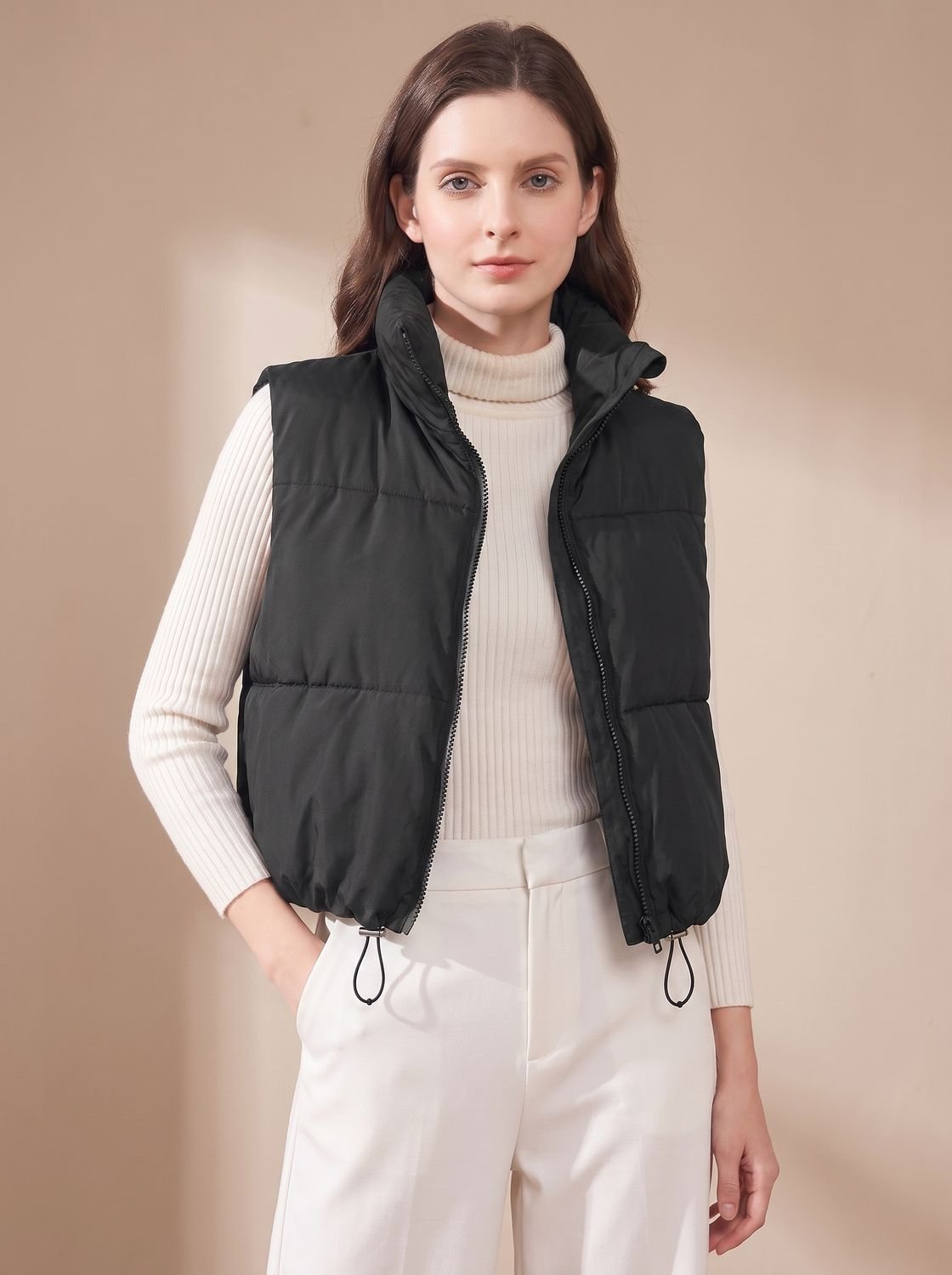 Korte bodywarmer detail 4 Hester