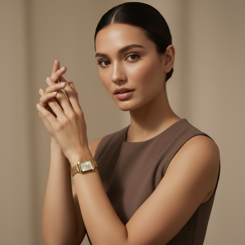 Elegante dameshorloge met minimalistisch design – Aurora