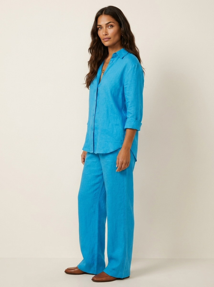 Lounge set blauw aanzicht Kyaraij