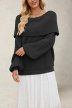 Off-shoulder trui detail 3 Leona