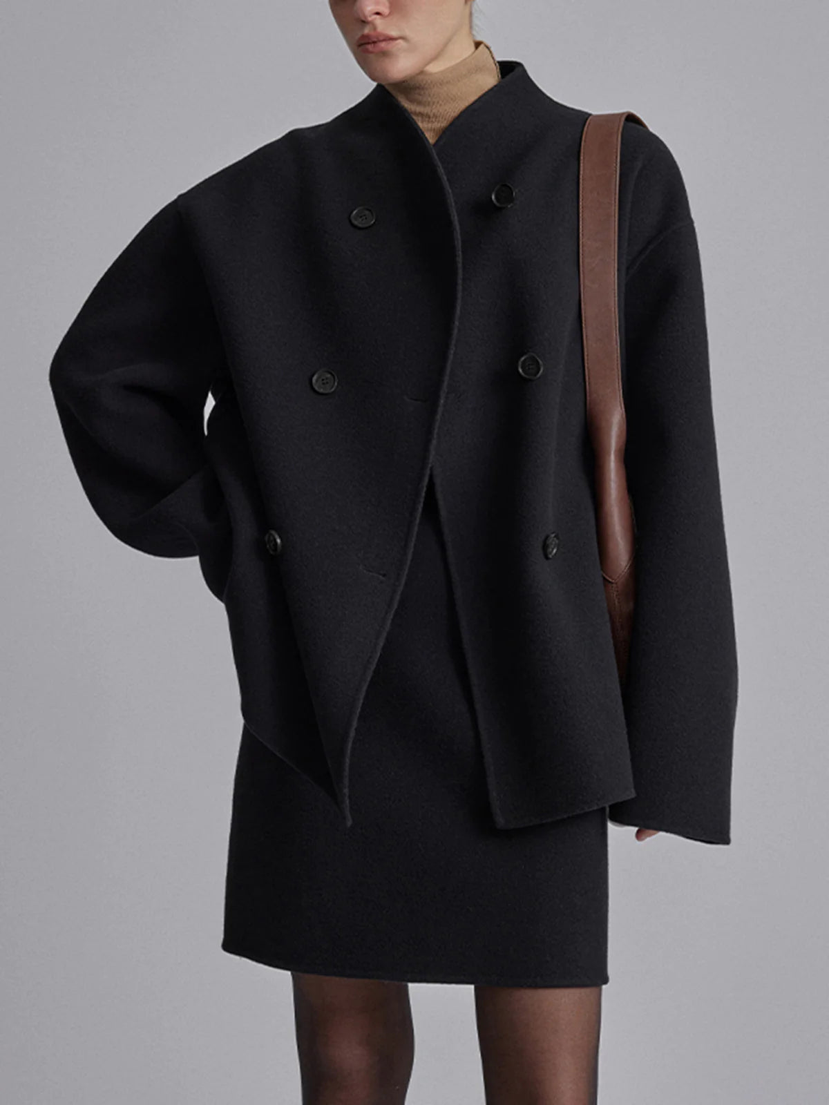 Oversized jas detail 6 Gea