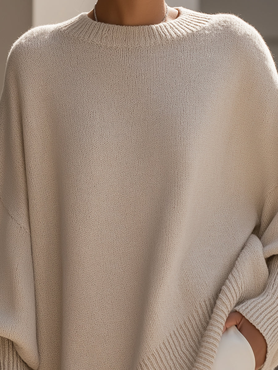 Oversized trui detail 1 Jacqueline