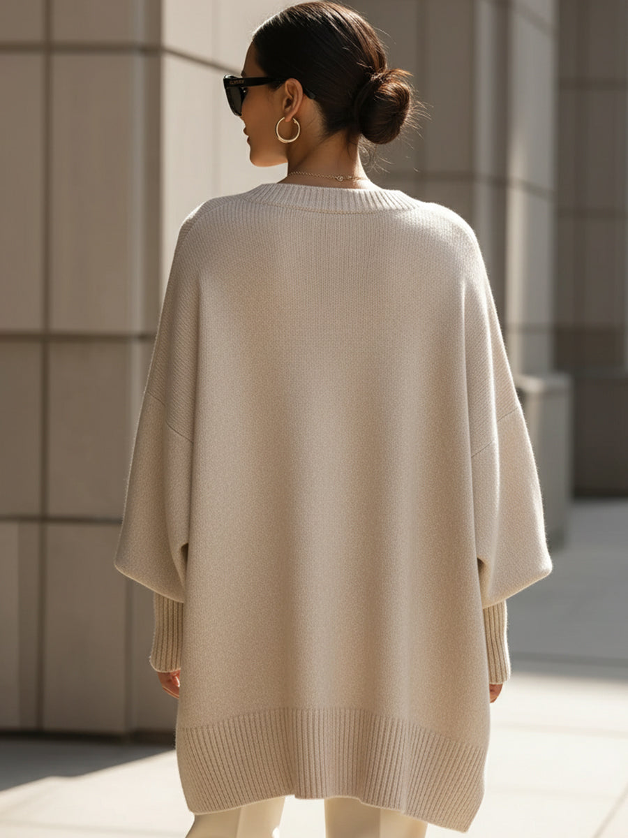 Oversized trui detail 4 Jacqueline