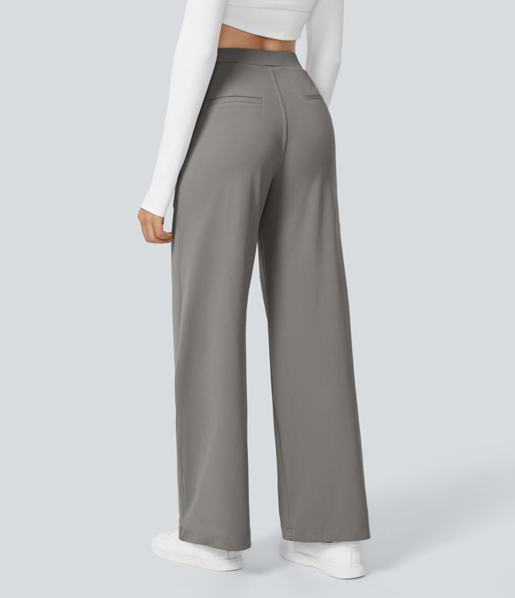 Pantalon grijs vooraanzicht Adriana