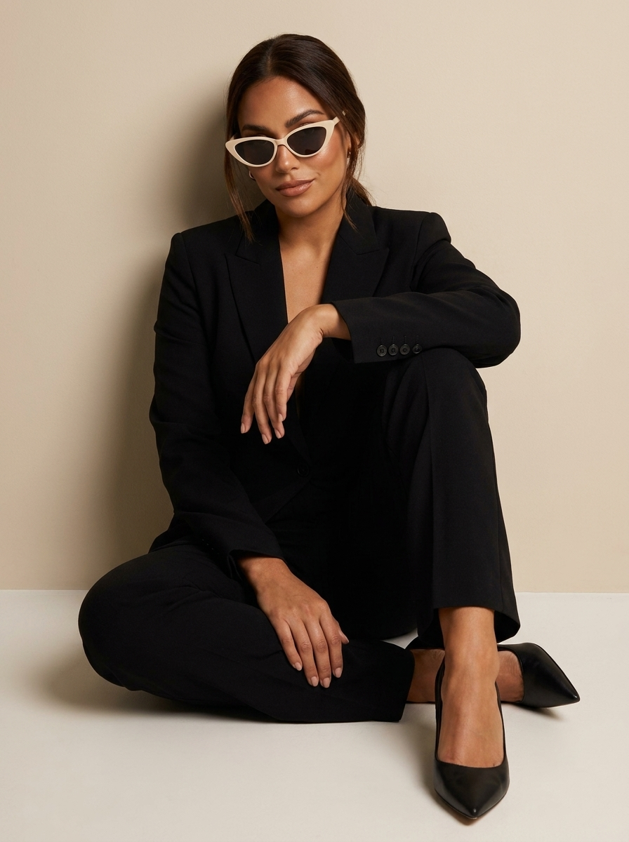 Retro cat eye zonnebril dames – Sofia