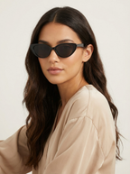 Retro cat eye zonnebril dames – Sofia