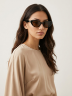 Retro cat eye zonnebril dames – Sofia