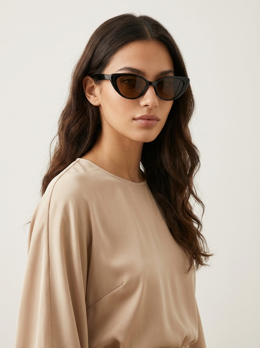 Retro cat eye zonnebril dames – Sofia