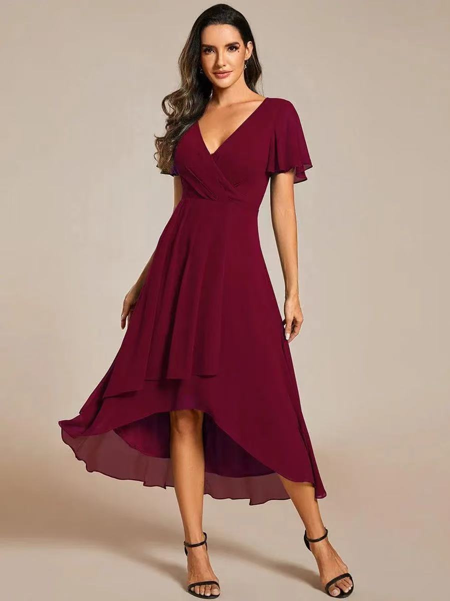 Romantische midi jurk met luxe kant - Kaylee