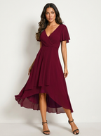 Romantische midi jurk met luxe kant - Kaylee