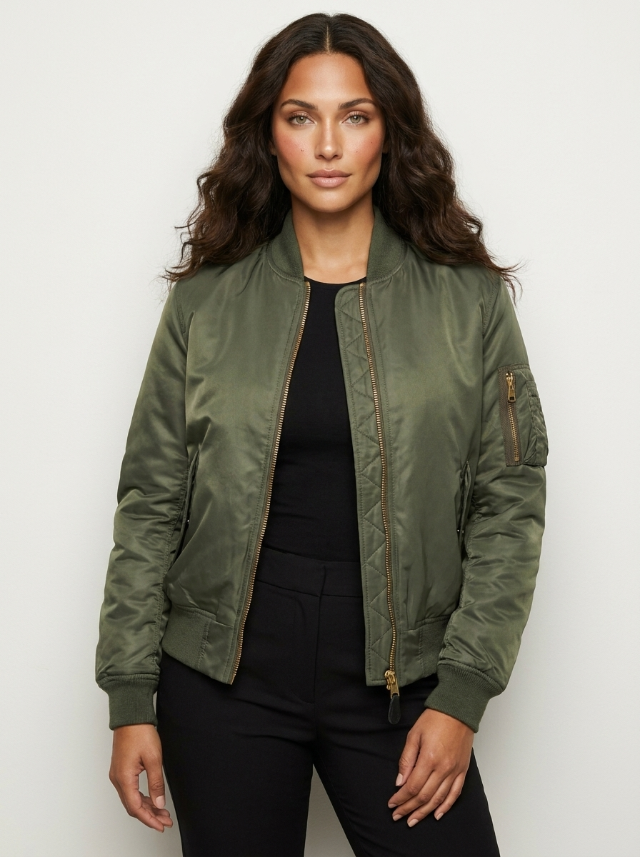 Klassiek bomberjack met utility details - Victoria