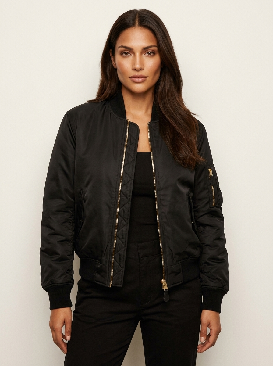 Klassiek bomberjack met utility details - Victoria
