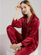 Satijnen pyjama detail 6 Hanneke
