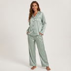 Satijnen pyjama set detail 9 Sterre