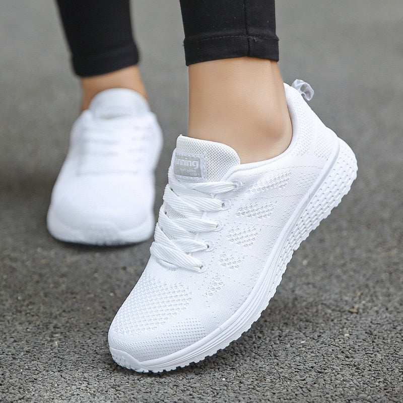 Sneakers wit vooraanzicht Jet