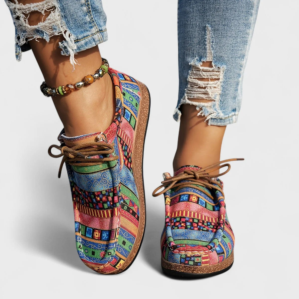 Sneakers groen vooraanzicht Yuna