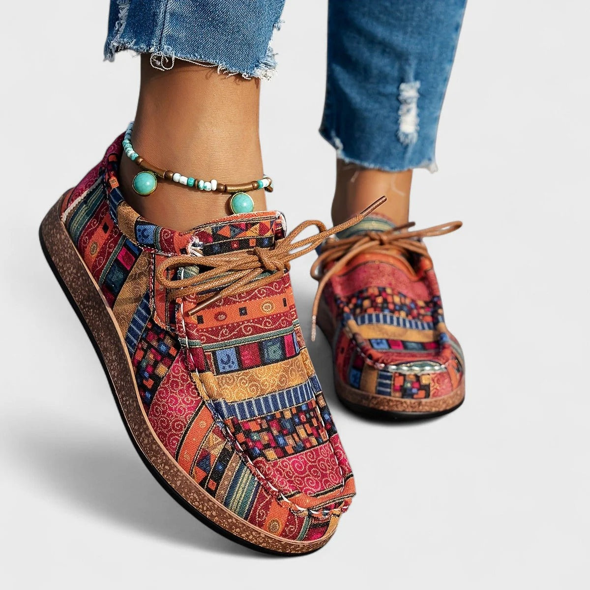 Sneakers rood vooraanzicht Yuna