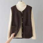 Teddy gilet detail 3 Hedy