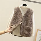 Teddy gilet detail 5 Hedy
